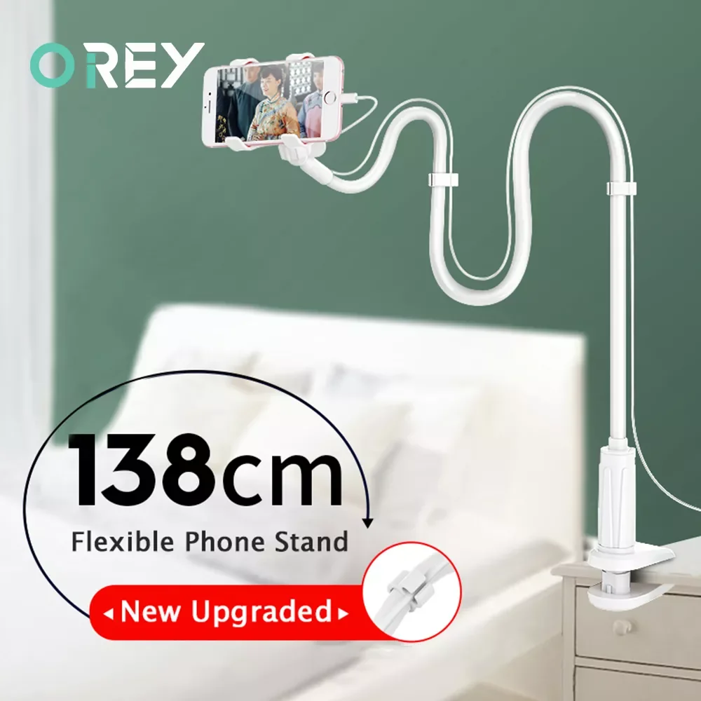 

Universal Phone Holder Flexible 360 Clip Mobile Cell Phone Holder Desk Lazy Bed Desktop Bracket Mount Stand Base Bracket Support