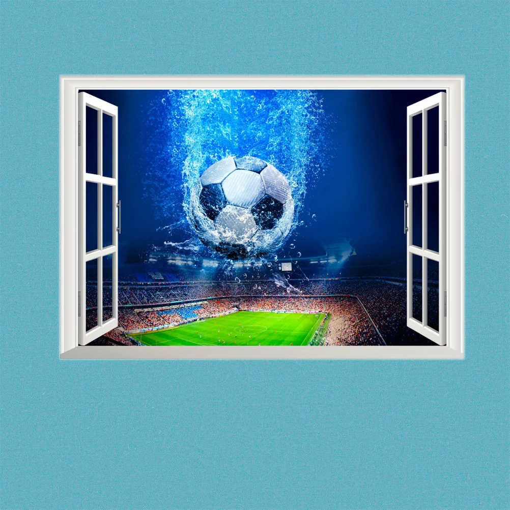 

Wall Poster Soccer Football Home Poster Decor Wall Sticker for Office Hallway Dormitory Bedroom