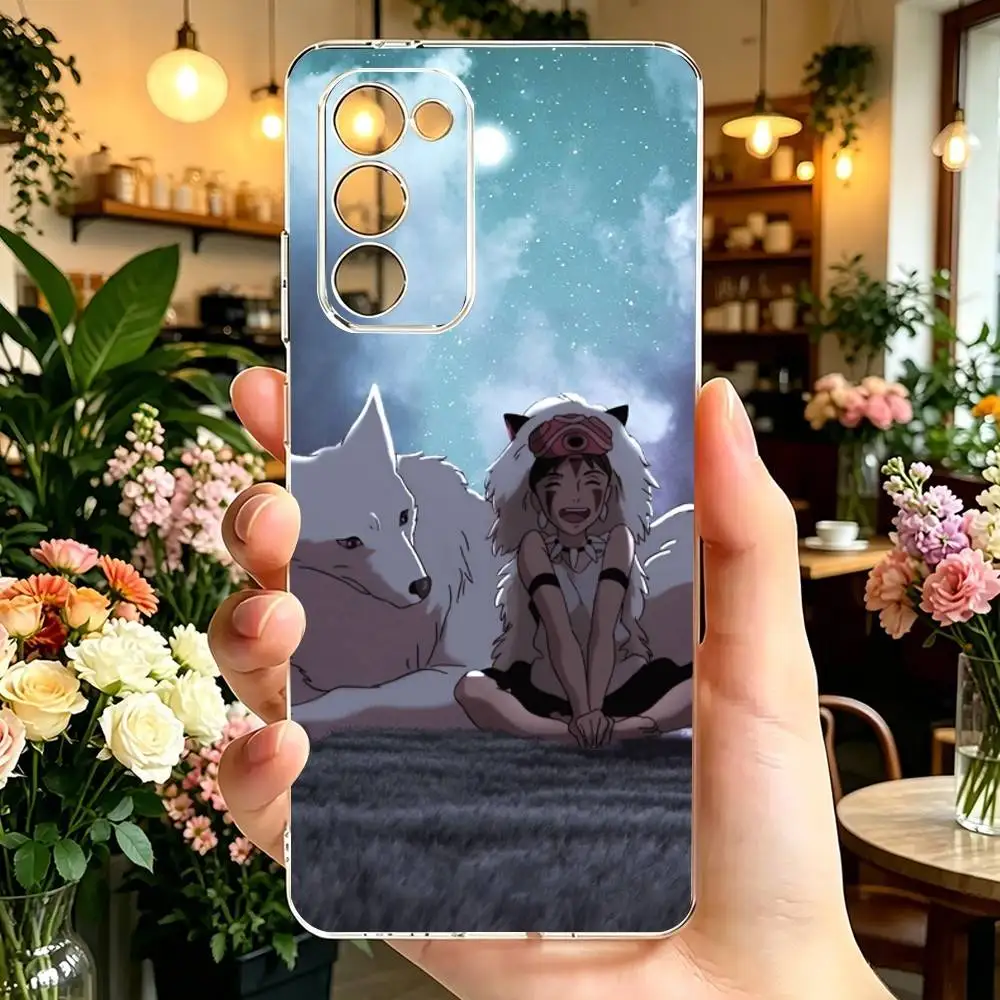 Чехол для телефона с изображением аниме P-Princess M-Mononoke, прозрачный силиконовый мягкий чехол для Samsung Galaxy A73, A72, A71, A70, A53, A52, A51 (art.: 3920da0ee334b) - 3920da0ee334b