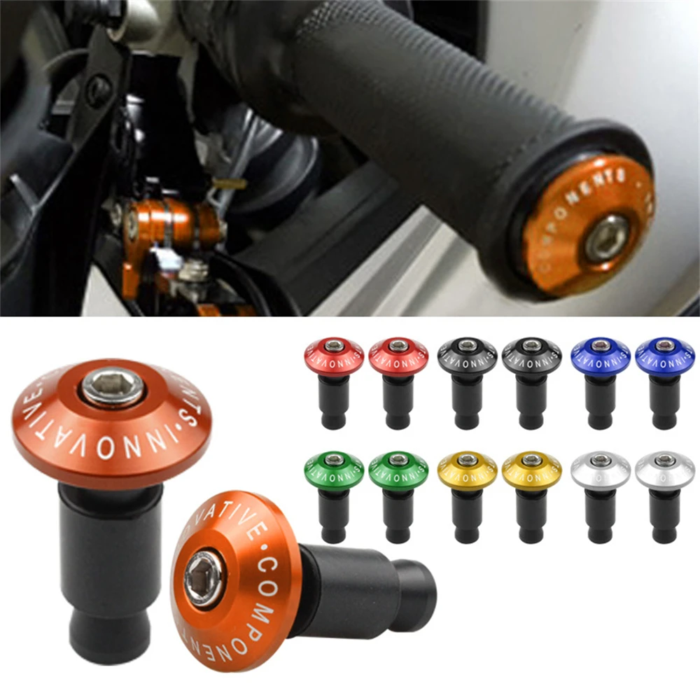 

2Pc Motorcycle Handle Bar End Weight Handlebar Grips Cap Anti Vibration Plug for Yamaha for Kawasaki for Honda for KTM Dirt Bike