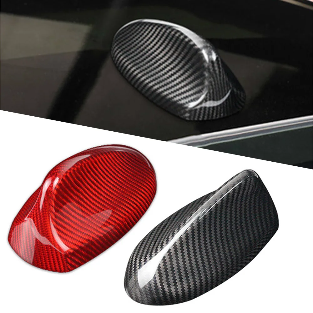 Углеродное волокно автомобильная антенна с плавником акулы наклейка