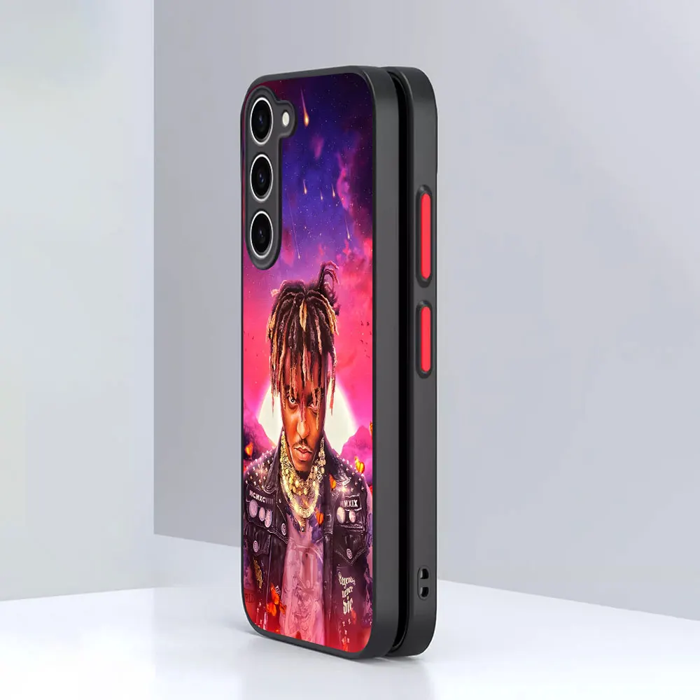Фото Противоударный чехол для телефона Samsung Galaxy S25 Edge S24 S23 S21 S22 Ultra S20 FE S10 Lite S8 Plus с изображением рэпера J-Juice W-wrld №2