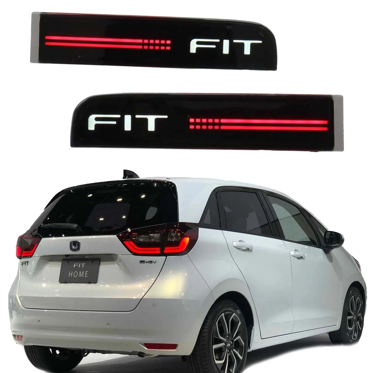 

2PCS Rear Bumper Reflector Light For Honda Fit 2020 With 3 Function