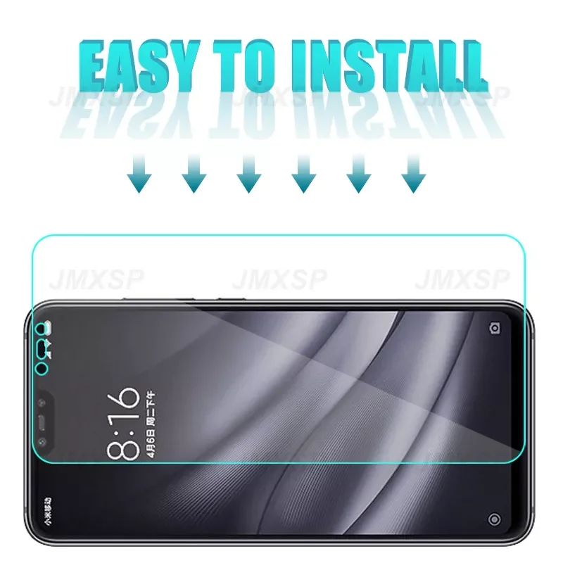 4in1 Tempered Glass For Xiaomi Mi 9 8 A2 Lite 6X 6 5X Protective Glass For Xiaomi Mi 9 8 SE Pro 9T A1 Mi Max 2 3 Play Lens Film