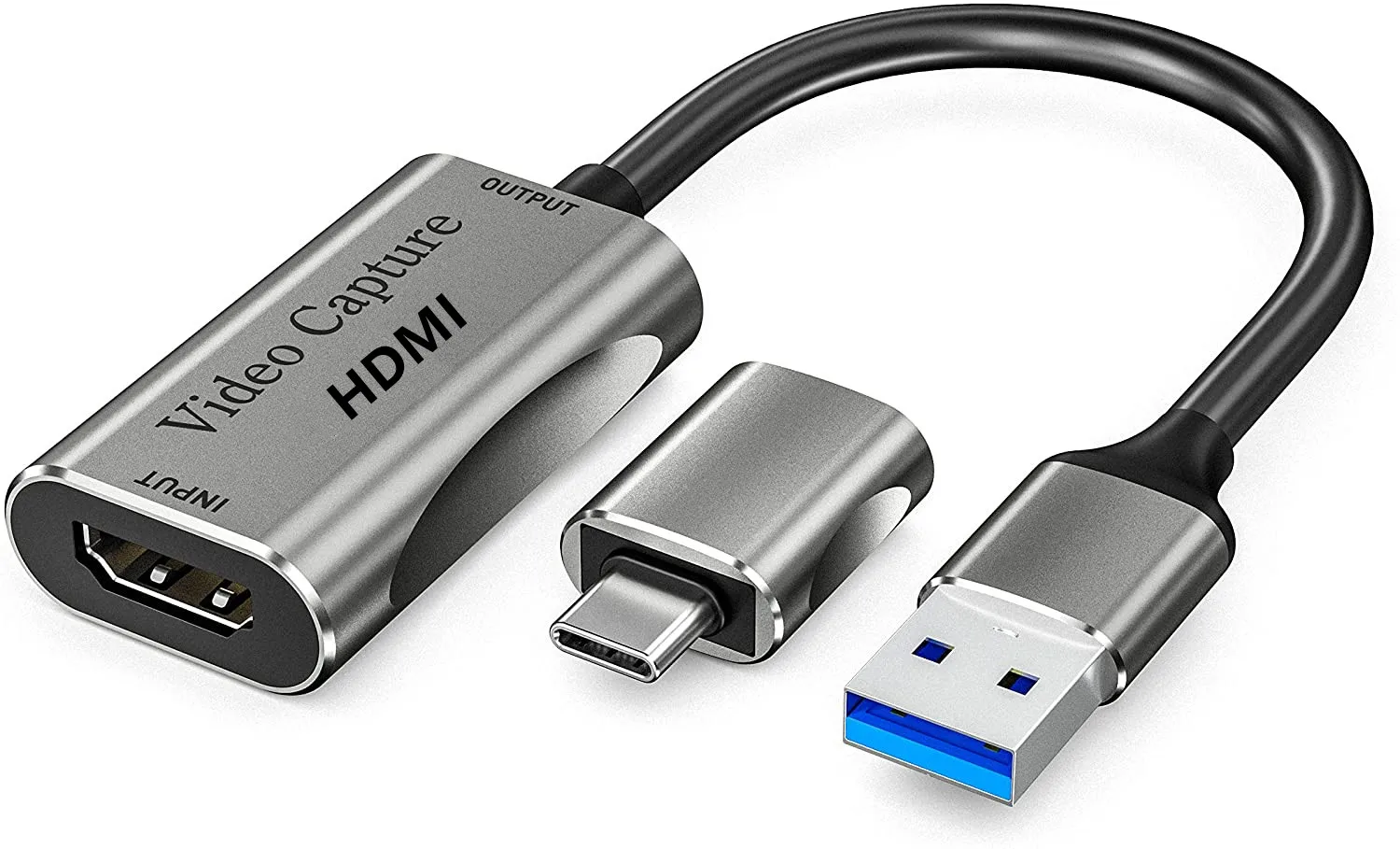 

4K 1080P Type C видеозахват HDMI-совместимый USB 3,0 видеозахват для PS4 PS5 переключатель телефонная игра Запись ПК прямая трансляция