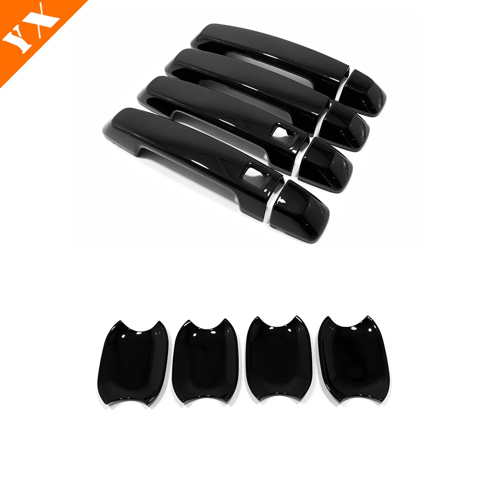 Аксессуары для GWM Tank 300 Tank 300 2025 Carbon Chrome, черная дверная ручка автомобиля, защита дверной ручки, накладка на рамку