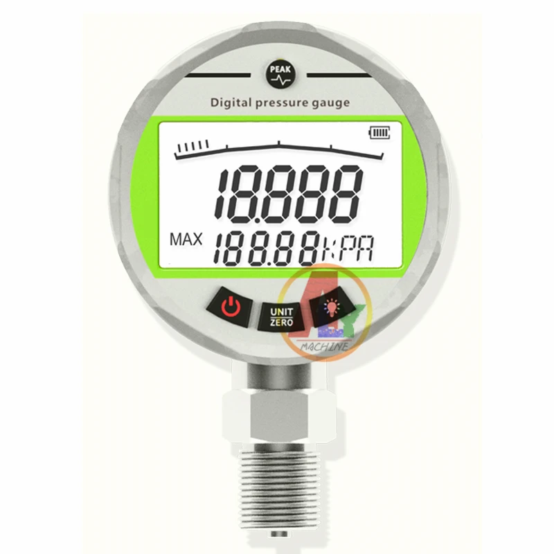 Электронный манометр, 0-60 МПа, 0-800psi