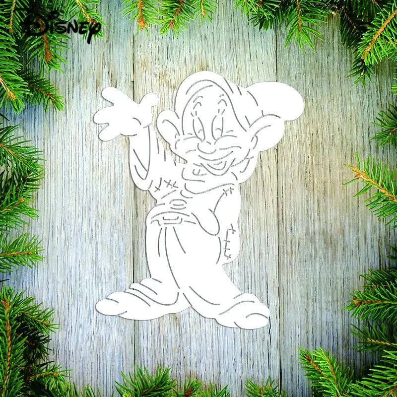 Disney Dopey металлические трафареты Белоснежка и семь гномов высечки для