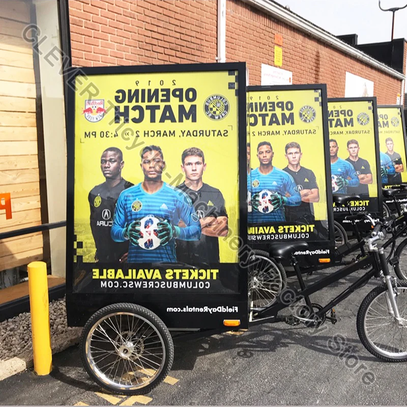 LED Advertising Bike Factory Offer Billboard Trike Three Wheel Promotional Bikes/Advertising Tricycle |