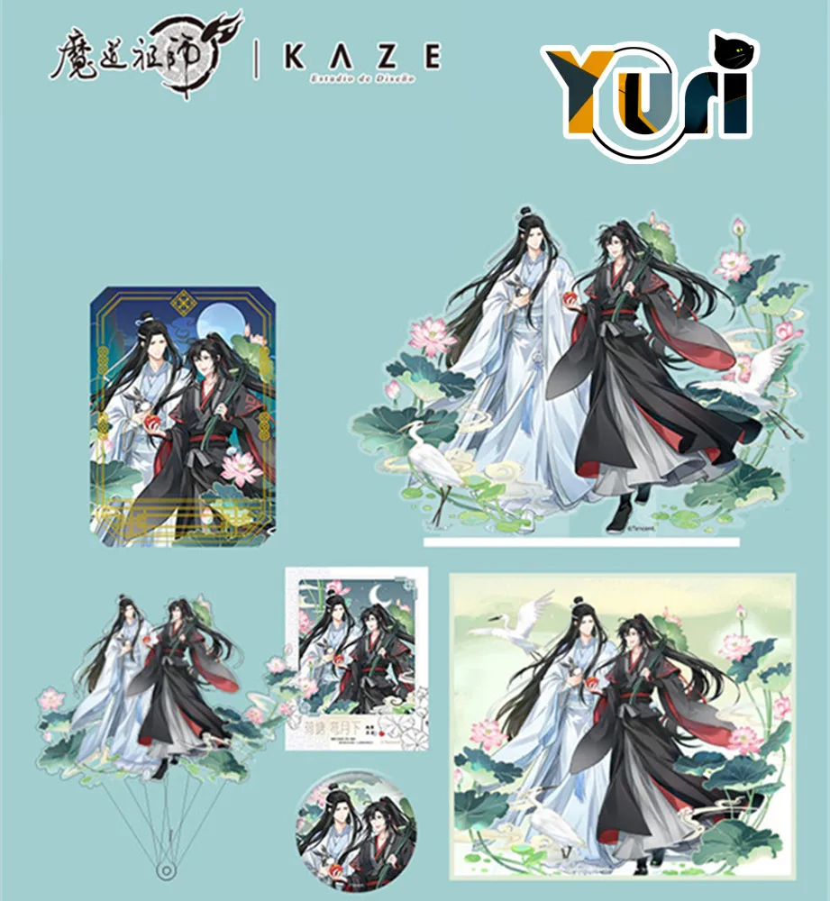 

Grandmaster of Demonic Cultivation Wei Wuxian Lan Wangji Lotus Acrylic Stand Display Shikishi Badge Cosplay MDZS C KA Pre-sale