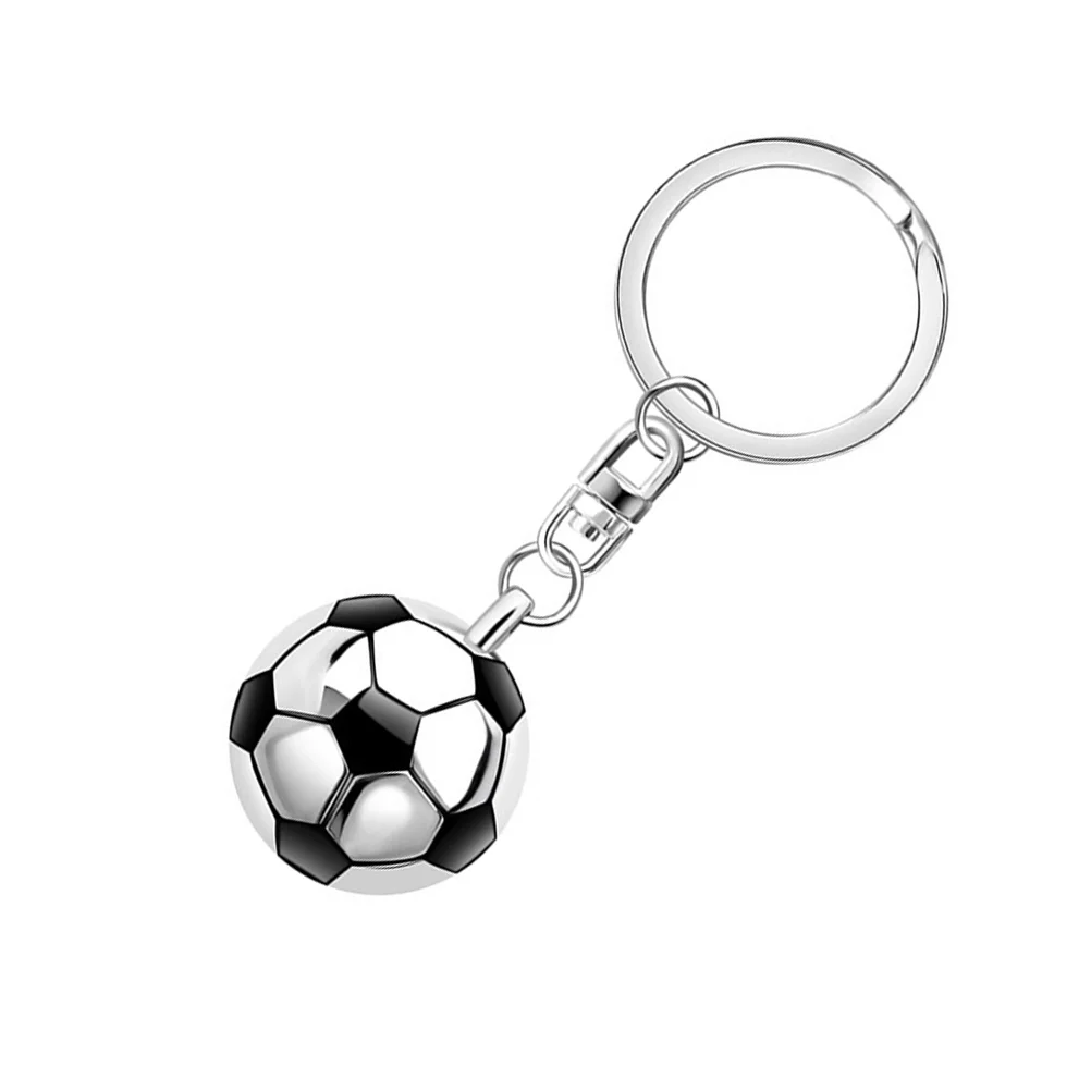 

12 Pcs Semicircle Football Pendant Keyring Soccer Ball Keychains for World Game Memorial Handbag Phone Pendant