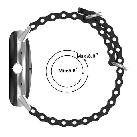 Силиконовый ремешок для Google Pixel Watch  I LOVE LUO