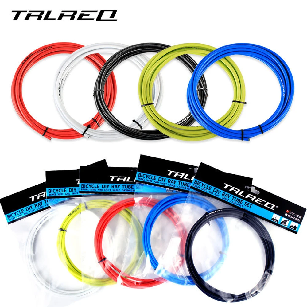 

TRLREQ 3m Shift/Brake Cable Wire Bicycle Bike Shifters Derailleur Brake Cables 4mm/5mm MTB Road Bike Shifter Brake Cable Line