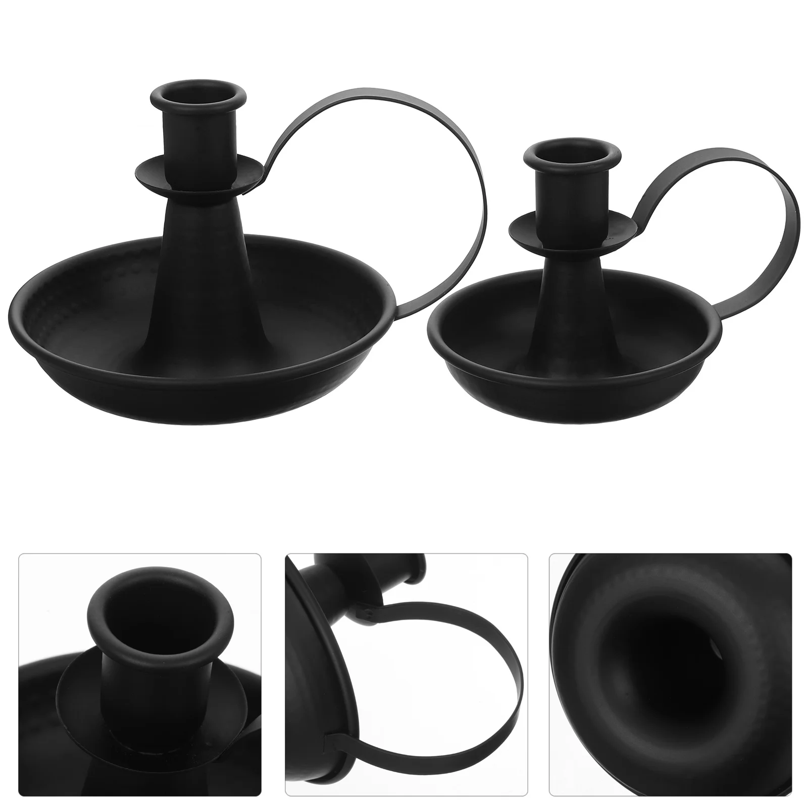 

Base Candlestick Holders Gold Table Centerpiece Vintage Tealight Iron Container Ornament