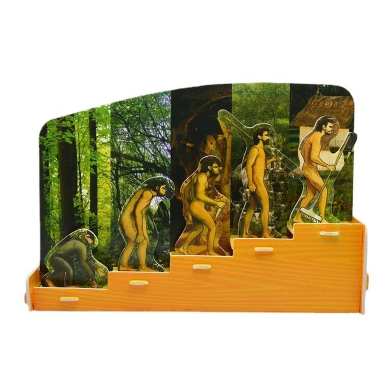 

Пазлы для малышей, Пазл «Эволюция человечества» для детей, обучающий инструмент для мальчиков и девочек