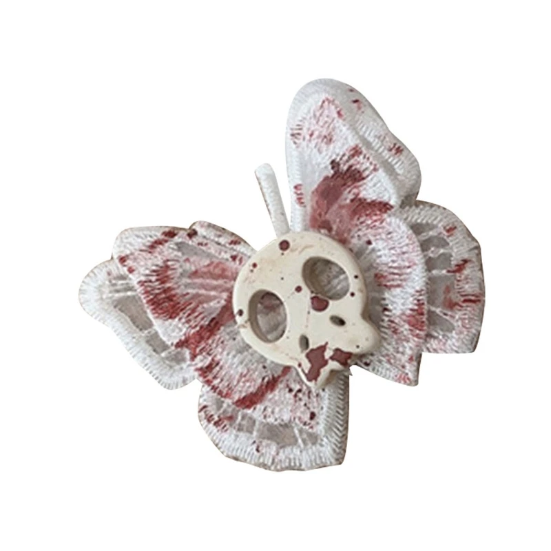 

Резинка для волос в форме бабочки и скелета