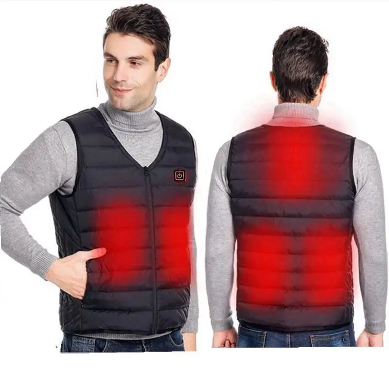 Winter Zone 5 heating clothing intelligent heating vest thermal clothing USB electric vest coat spot