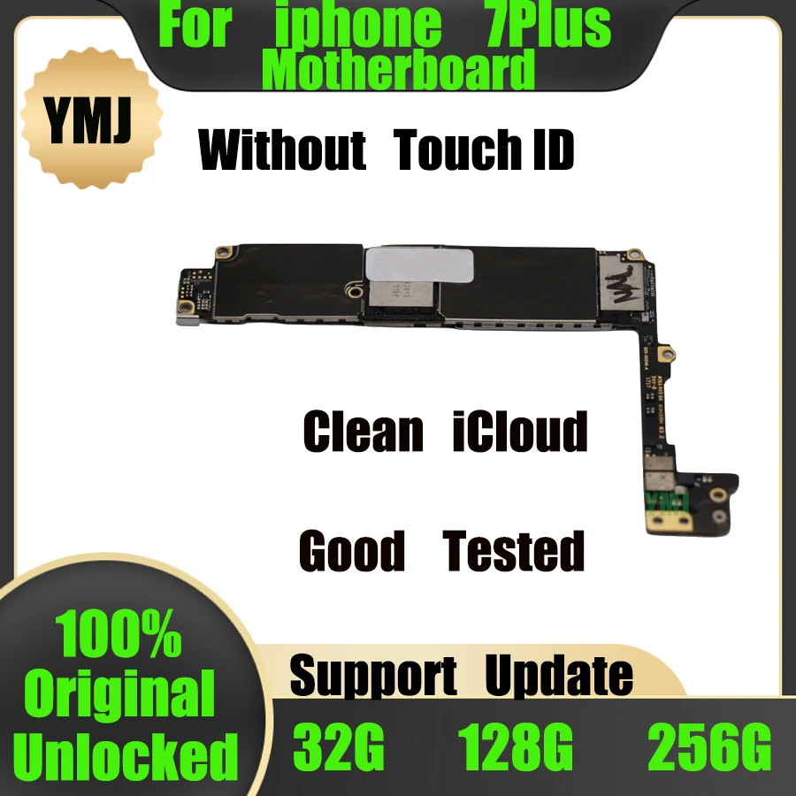 Kup 32gb 128gb 256gb Dla Iphone 7 Plus Płyta Główna Z/bez Touch ID,100% Test Dla Iphone 7 P Logic Boards Dobra Praca Za Darmo Icloud