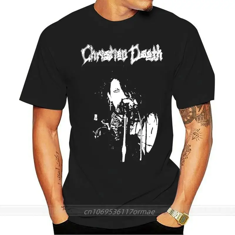 

Vintage CHRISTIAN DEATH ONEITA Top Reprint USA sz Harajuku Hip Hop tee shirt cotton tshirt men summer fashion t-shirt euro size