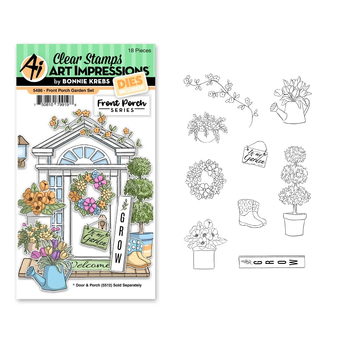 

2022 Summer Front Porch Garden Metal Cutting Dies Clear Silicone Cling Stamps Diy Cards Making Paper Decoration Embossing Molds