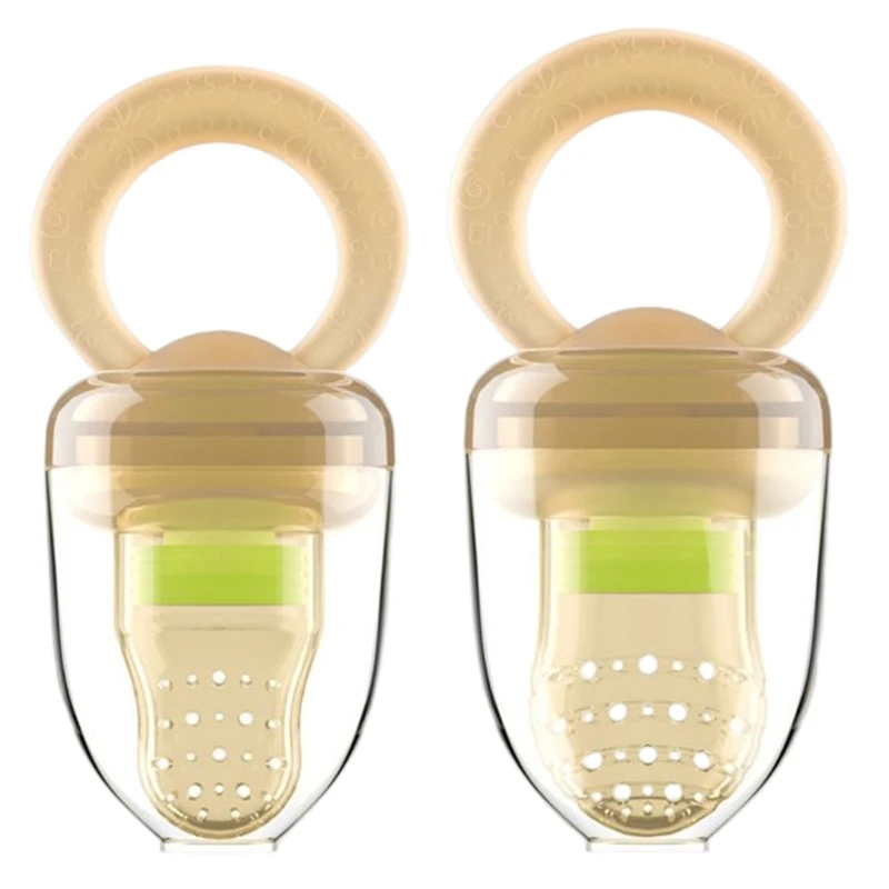 

Силиконовая кормушка и Прорезыватель для зубов для младенцев, безопасная самокормящаяся игрушка для прорезывания зубов без бисфенола А