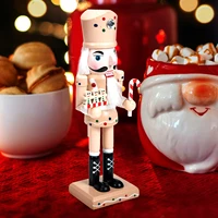 nutcracker christmas decorations decoration nutcrackers clearance figures table ornaments black wood wooden soldier puppet doll