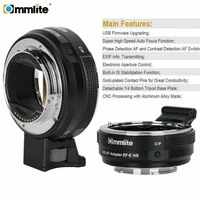 commlite aluminum auto focus lens adapter mount for canon efef s series lens to sony e mount camera