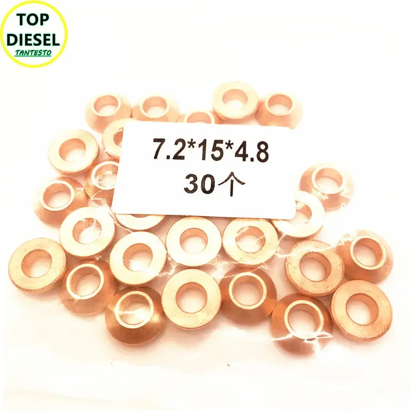 

Дизельная Форсунка системы впрыска с общей топливной магистралью, 30 шт., коническая медная шайба, наборы Gaksets 980792480 943776230 для Isuzu Komatsu