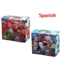 new spanish pokemon cards random card animation characters collection battle trainer card box child toys
