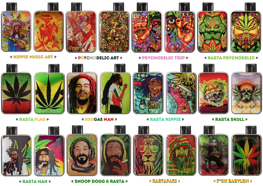 Объёмные сменные панели наклейки для Charon Baby комплект &quotRASTA HIPPIE&quot - купить по