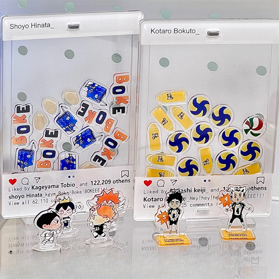 Аниме Хайкю!! Shoyo Hinata Kotaro Bokuto Kei Tsukishima Kozume Kenma Косплей Милый акриловый