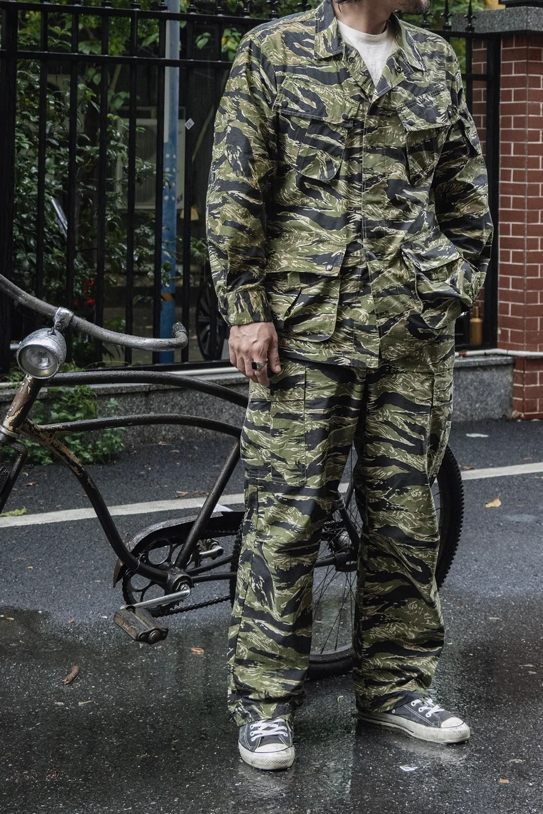 Не в наличии камуфляжные брюки Ripstop Tiger Stripe с несколькими карманами, камуфляжные брюки-карго (art.: 3920d474be0fa) - 3920d474be0fa