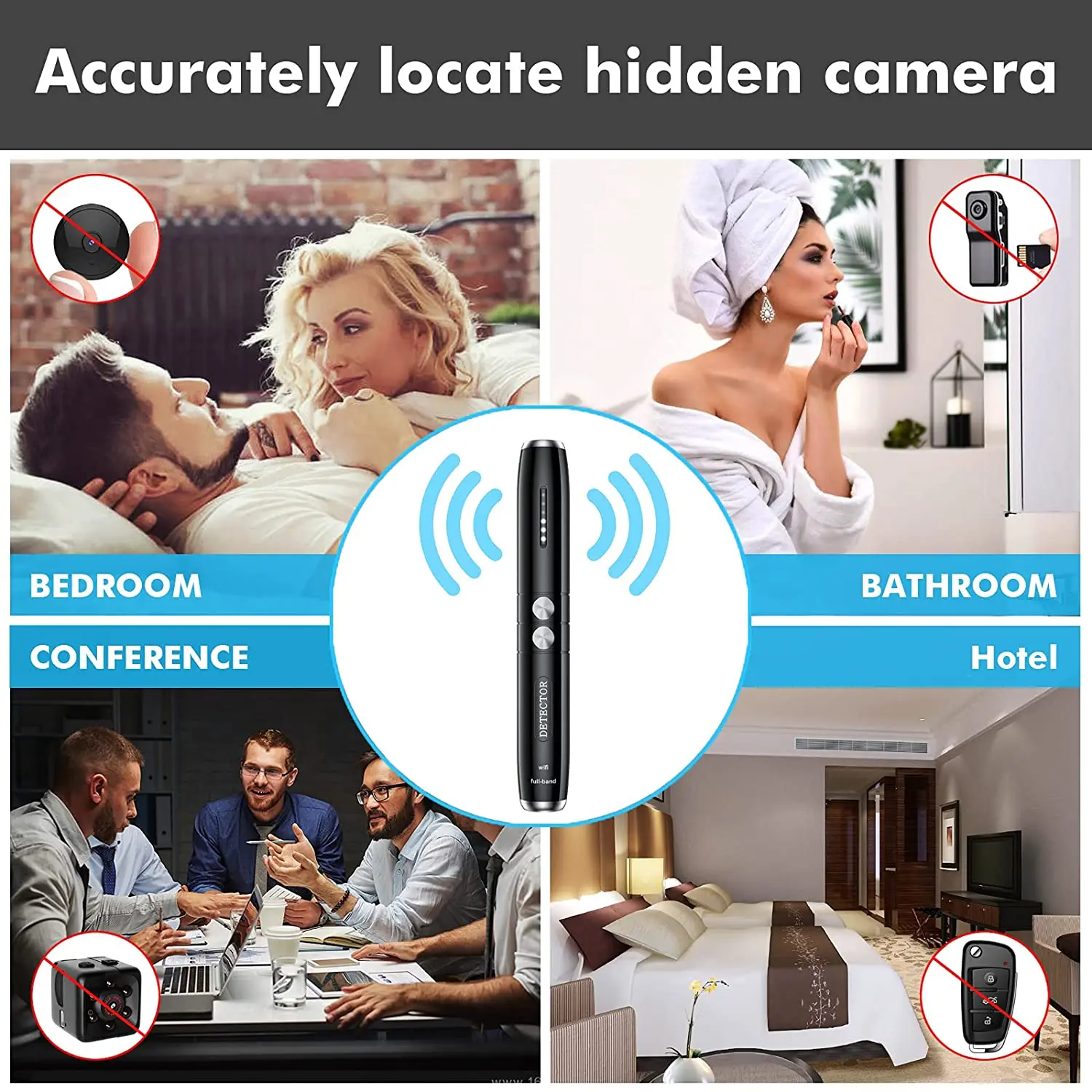 GPS-датчик сигнала беспроводная камера мини-детектор ошибок антишпионский гаджет