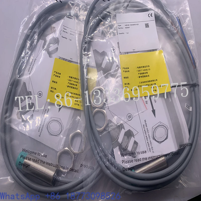 Фото 1 шт. NBN8-18GM50-E0-V1 NBN8-18GM50-E2-V1 NBB5-18GM60-WS NBB8-18GM60-E2 новый оригинальный индуктивный датчик приближения №1