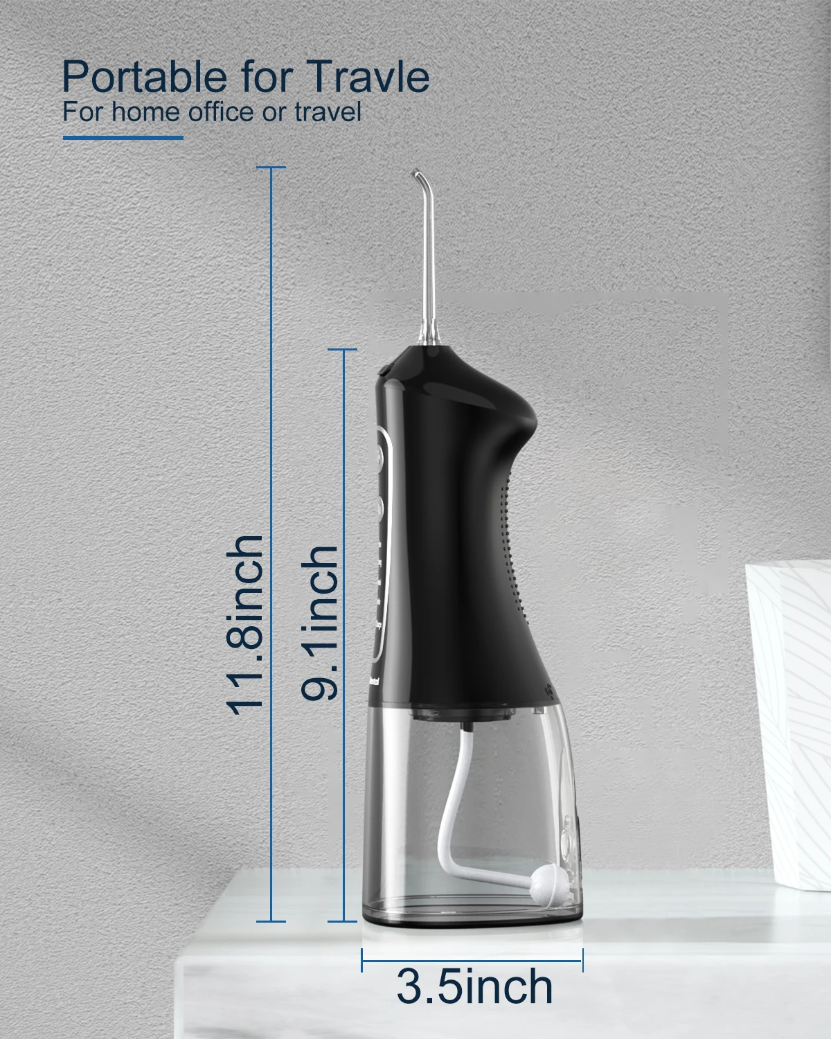 5 Modes Oral Irrigator USB Type-C Rechargeable Water Floss Portable Dental Water Flosser Jet 300ml Irrigator Dental Teeth Cleane