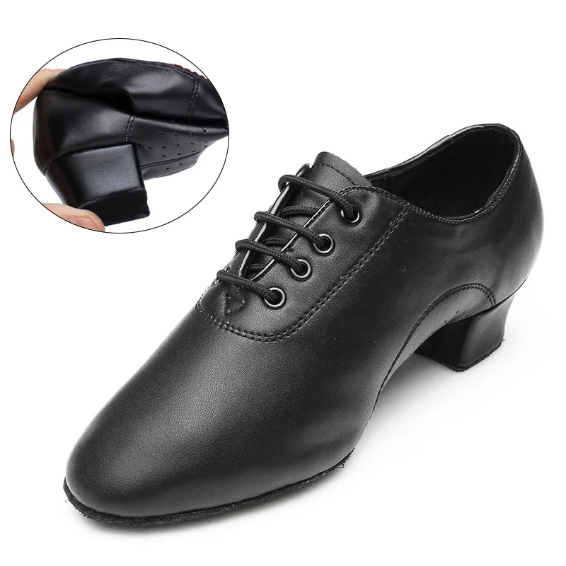Men soft leather ballroom dancing shoes for latino children latin dance shoes boys Adult Teacher Shoes Modern jazz dance shoes