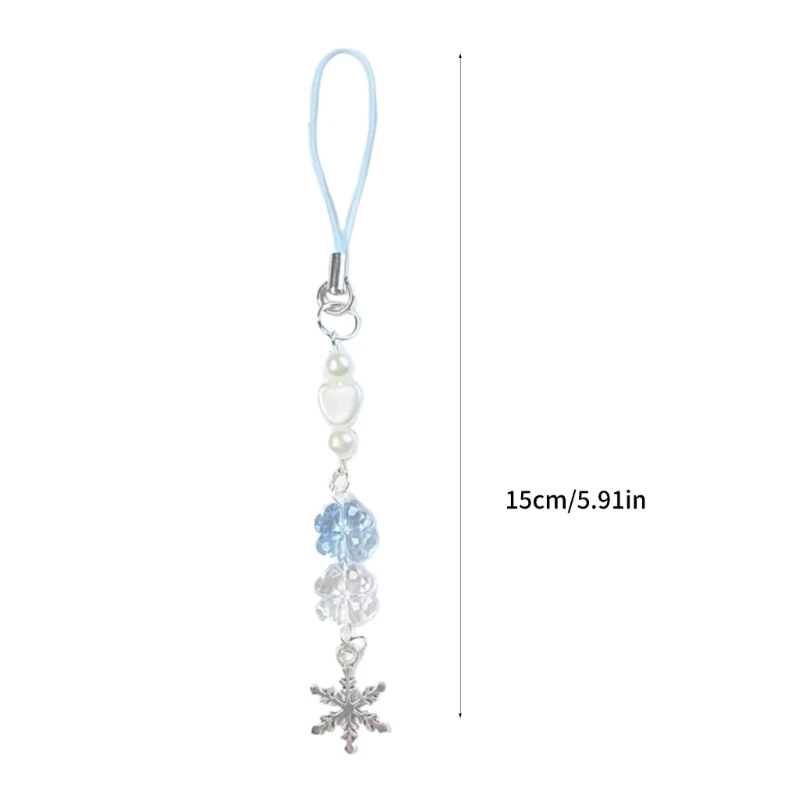 Новинка 2023 года снежинка и жемчуг цепочка на руку клевер акцент для модных