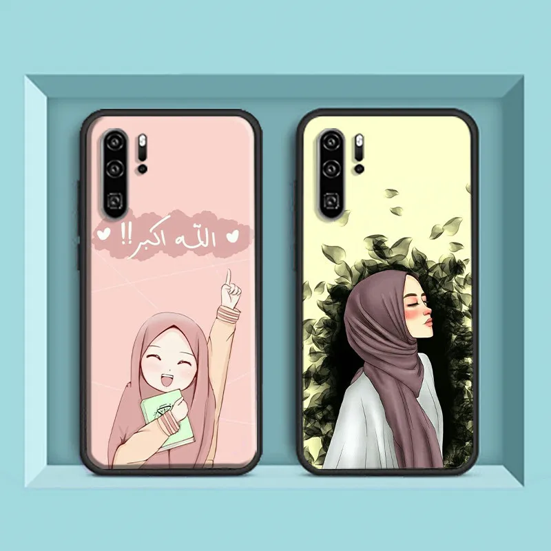 

Ocean Merry Christmas Muslim Girl Phone Case For iPhone XS MAX X XR XS SE 2016 2020 Funda Coque Carcasa Cases Elk Waves Santa