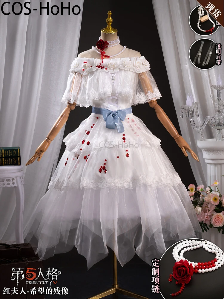 COS-HoHo Identity V Marie Bloody Queen игровой костюм великолепное платье униформа косплей