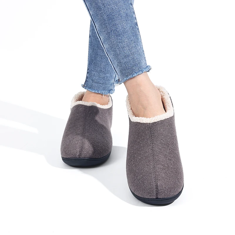 Litfun/женские меховые домашние тапочки мужские нескользящие шлепанцы из мягкой