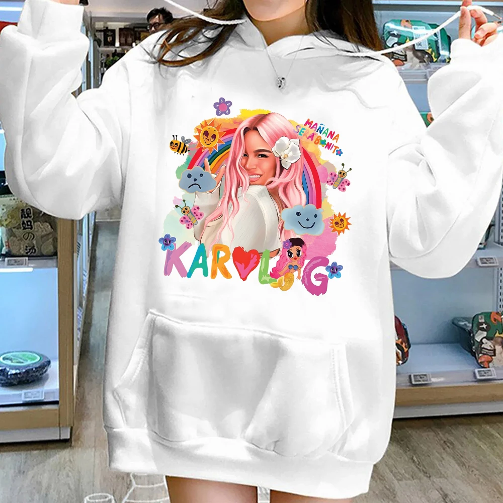 Горячая Распродажа толстовка Karol с принтом G La Bichota мужская женская модель уличная