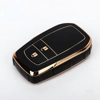 new car key case for toyota vios corolla camry ilevin highlander rav4 verso yaris aygo scion tc auto interior accessories