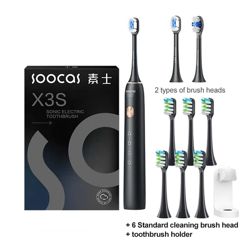 Зубная щетка электрическая SOOCAS X3U Upgrade X3S звуковая для взрослых, умный ультразвуковой прибор для чистки зубов, автоматическая водонепроницаемость IPX8