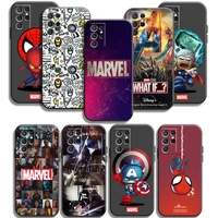 marvel avengers phone cases for samsung galaxy a21s a31 a72 a52 a71 a51 5g a42 5g a20 a21 a22 4g a22 5g a20 a32 5g a11 coque