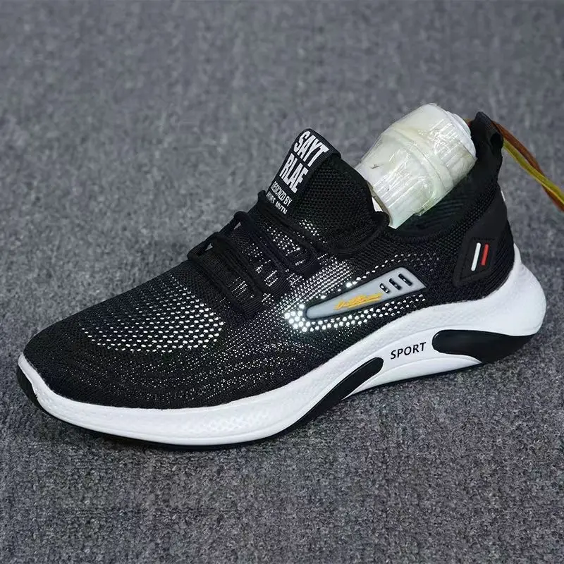 

Spring and Autumn Simple Men's Leisure Sports Wear-resistant and breathable Versatile Korean Fashion Running Mesh Comfort