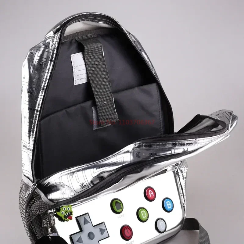 Оригинальный Австралийский серебристый рюкзак для электронных игр Smiggle