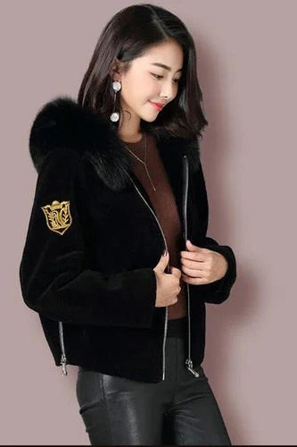 

Winter Sheep Shearing Fox Fur Coat Female Wool Jacket Korean Warm Women's Fur Coats Elegant Women Clothes 2022 Hiver 5271