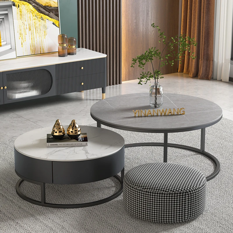 

Coffee Dining Tables Nordic Living Room Floor Black Vanity Low Table Hallway Metal Marble Mesas De Centro Para Sala Furniture