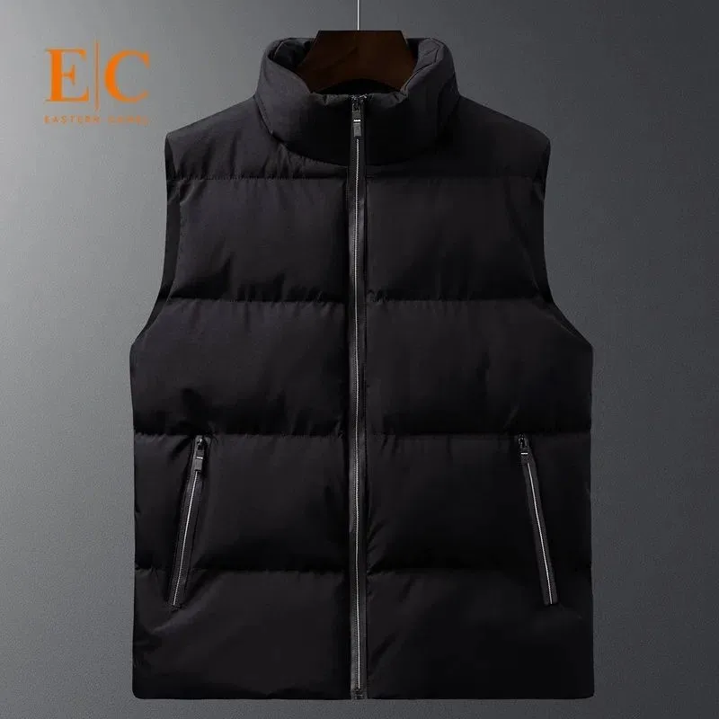 

Men's casual cotton vest coat coat autumn and winter stand-up collar cotton vest vest vest warm thickened vest H111