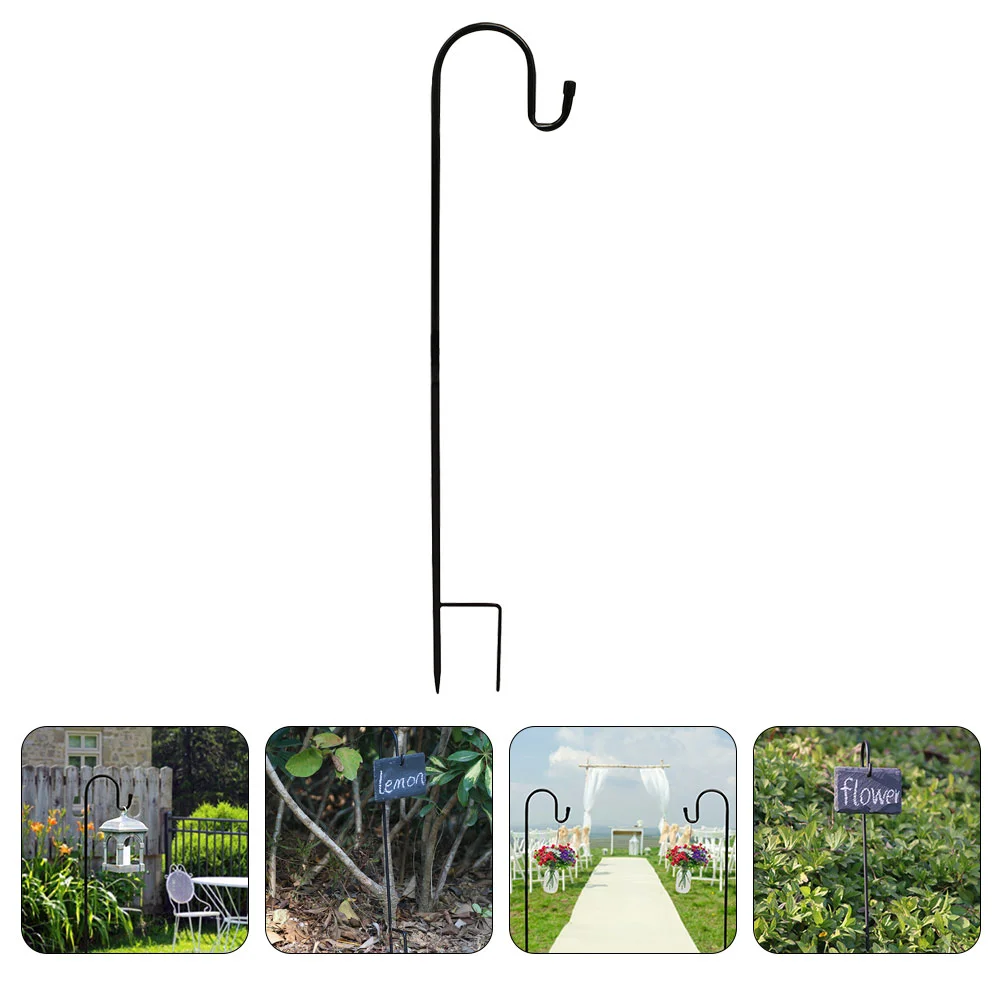 

Shepherd Hook Garden Baskets Hanger Bird Feeder Hanger Lanterns Hanging Hook